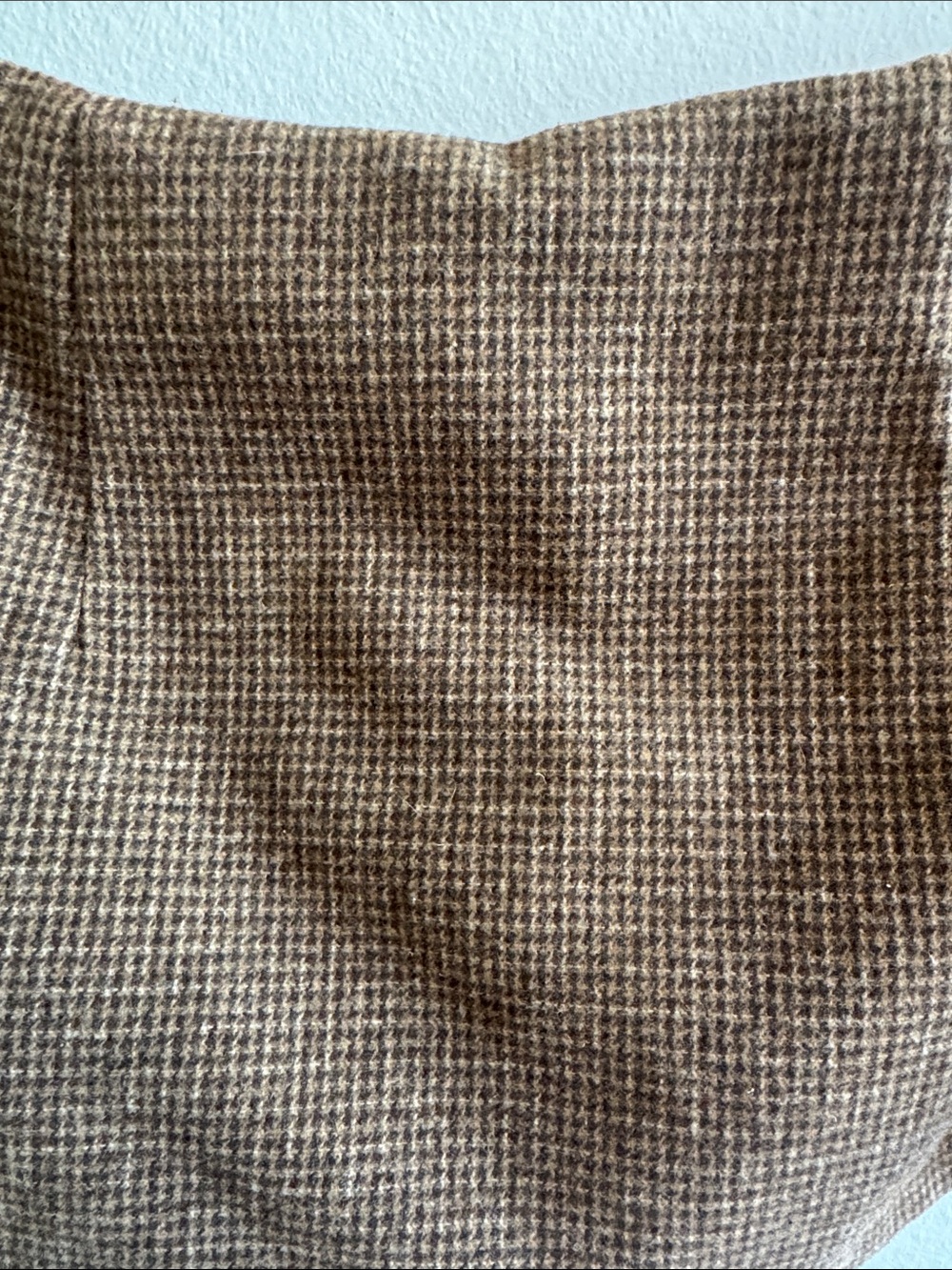 Reformation Brown Mini Skort with Front Flap Pockets - Picture 4 of 4